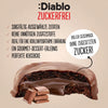 Diablo galletas de chocolate negro sin azúcar con relleno de crema de chocolate (128 g, solo 4,5 g de HC computables por galleta)