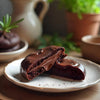 Diablo galletas de chocolate negro sin azúcar con relleno de crema de chocolate (128 g, solo 4,5 g de HC computables por galleta)