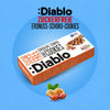 Diablo galletas de cacahuete sin azúcar con rayas de chocolate (150 g, 6,4 g de HC computables por galleta)
