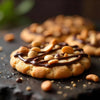 Diablo galletas de cacahuete sin azúcar con rayas de chocolate (150 g, 6,4 g de HC computables por galleta)