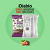 Diablo cacahuetes sin azúcar cubiertos de chocolate con leche fino (40 g, 2,4 g de HC computables)