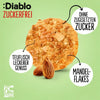 Diablo galletas de almendra sin azúcar (145 g, 5 g de HC computables por galleta)