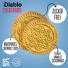 Diablo galletas sándwich de vainilla sin azúcar con crema de cacao, envasadas individualmente (176 g, 3 g de HC computables por galleta)