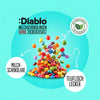 Diablo grageas de chocolate sin azúcar (40 g, 2,6 g de HC computables)