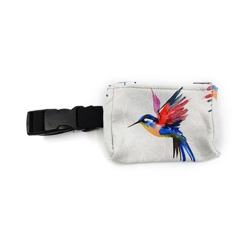 Hummingbird bum bag with flexible strap