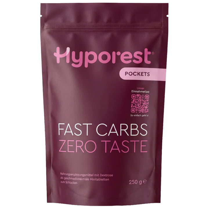 NEU: 10x Hyporest Pockets für unterwegs - Glukosetabletten ohne Geschmack - von Zuckerschmuck