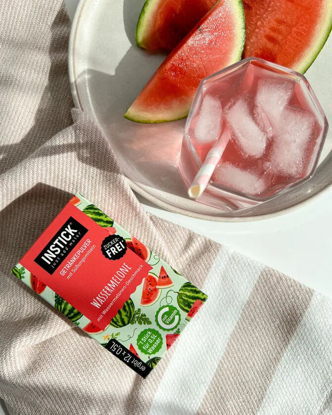 INSTICK Getränkepulver ohne Zucker, Wassermelone 12x (12 x 0,5 l, ohne KH/BE)