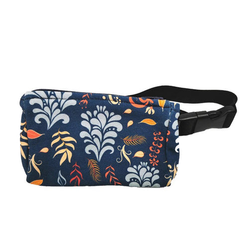 Bum bag leaves with flexible strap