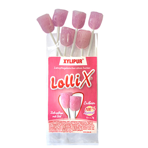 Dental care lollipop 6x strawberry without BE