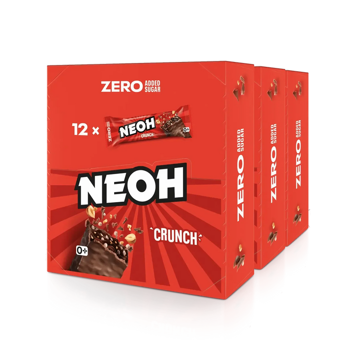 10+2 Saver Pack NEOH CRUNCH BAR - Sugar-Free Chocolate Bar - only 2g net carbs/bar