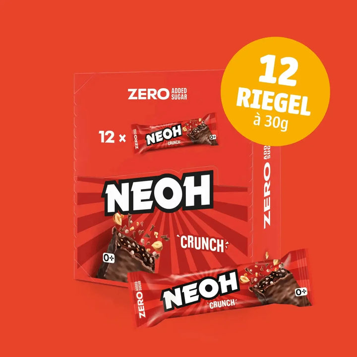 10+2 Saver Pack NEOH CRUNCH BAR - Sugar-Free Chocolate Bar - only 2g net carbs/bar