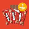 Chocolat NEOH aux noisettes, chocolat keto et chocolat low carb sans sucre (3 g de glucides* pris en compte par tablette)