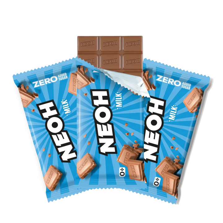 NEOH Milk Chocolate: sugar-free low-carb chocolate, keto (7.7 g countable carbs* per 100 g)