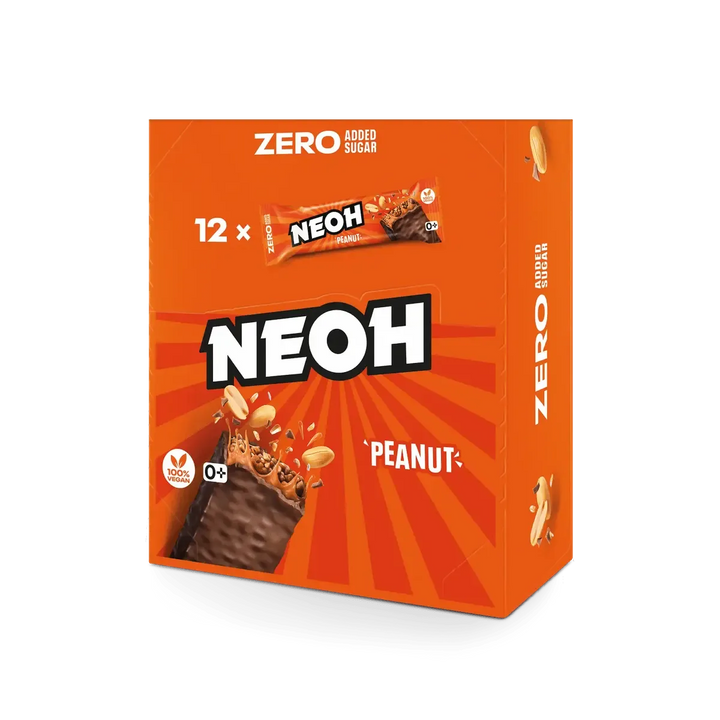 10+2 Value Pack NEOH PEANUT BAR - Sugar-Free Chocolate Bar - only 3g Net Carbs/Bar