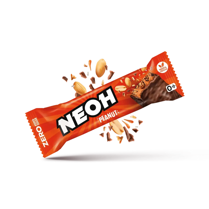 10+2 Value Pack NEOH PEANUT BAR - Sugar-Free Chocolate Bar - only 3g Net Carbs/Bar