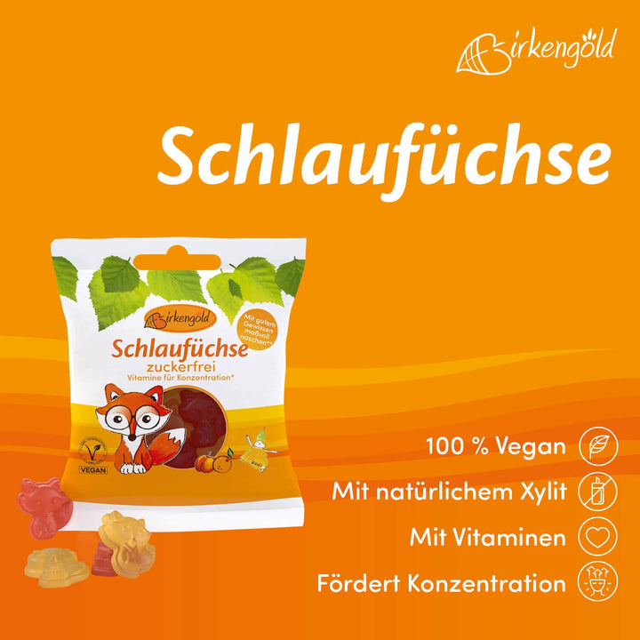 Zuckerfreie Gummibärchen mit Xylit ohne anrechenbare Kohlenhydrate/BE für Diabetiker