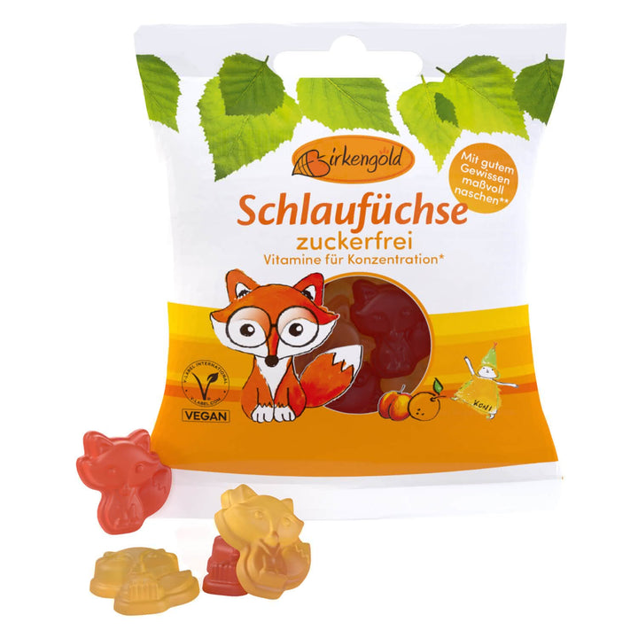 Zuckerfreie Gummibärchen mit Xylit ohne anrechenbare Kohlenhydrate/BE für Diabetiker