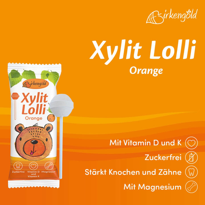 Zuckerfreier Lolli mit Xylit ohne anrechenbare Kohlenhydrate/BE für Diabetiker