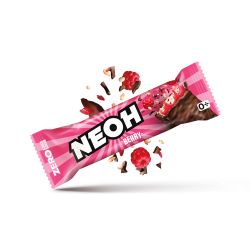 NEOH BERRY BAR - beeriger Schokoriegel ohne Zucker - nur 3g anrechenb. KH/Riegel