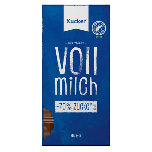 Xylitol chocolate whole milk - only 10g carbs/100g