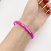 Silikon Armband pink Diabetes Type 1