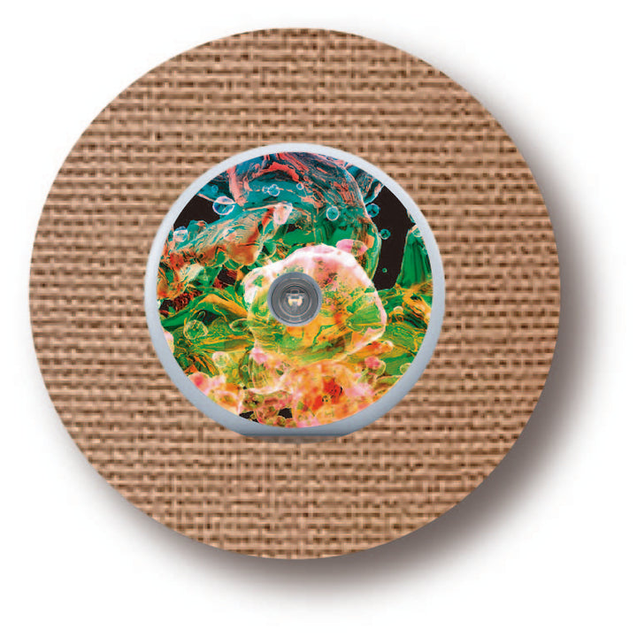 Accu-Chek SmartGuide Sticker "Bubblesplash"