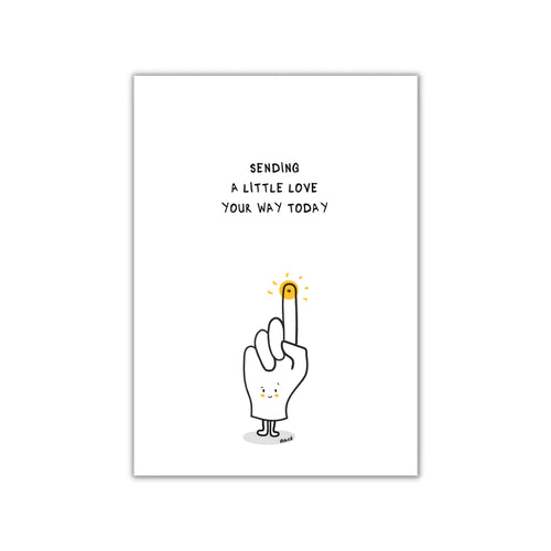 Diabetes greeting card "GET WELL SOON"