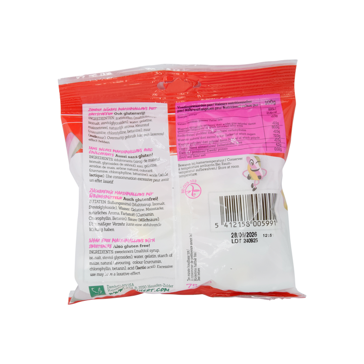 zuckerfreie Marshmallows mit wenig Kohlenhydraten geeignet für low carb und ketogene Ernährung