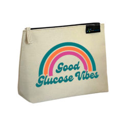 Tasche Diabetes Bag Canvas  Good Glucose Vibes Side