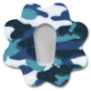 Dexcom G6 Tape Blume Camouflage blau